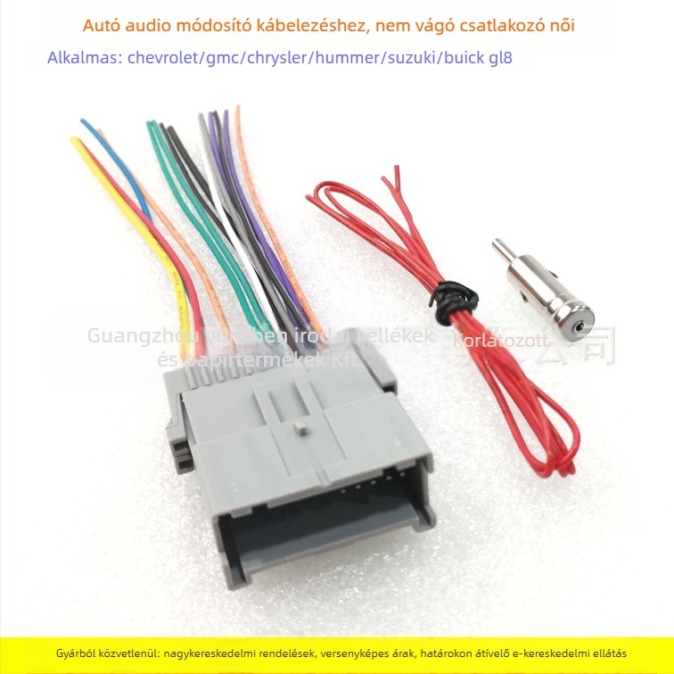 Autóhifi tápegység-kábel GM-05 — Evoresn/Yisen; Anyag: ónnal bevont réz; Kompatibilis modellek: Chevrolet, Chrysler, Hummer, Buick, Suzuki; Cél: audió módosítás