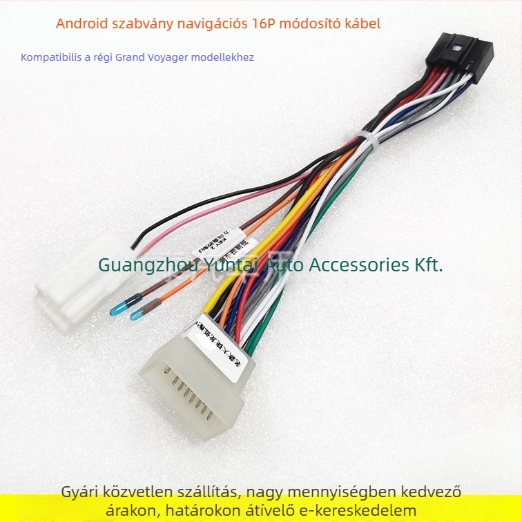 FO-48 Evoresn/Yisen réz navigációs tápellátó kábel audio módosításhoz, kompatibilis a régi Grand Dragon modellekkel