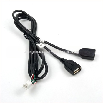 6-pontos Android navigációs kábelkészlet, dupla USB-vel, autóhifi és videóegységhez