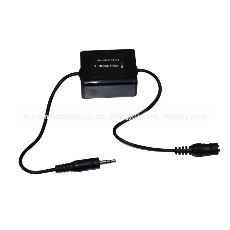Audio zajszűrő, 12V, modell SNI1-3.5, rézvezeték, plug-and-play