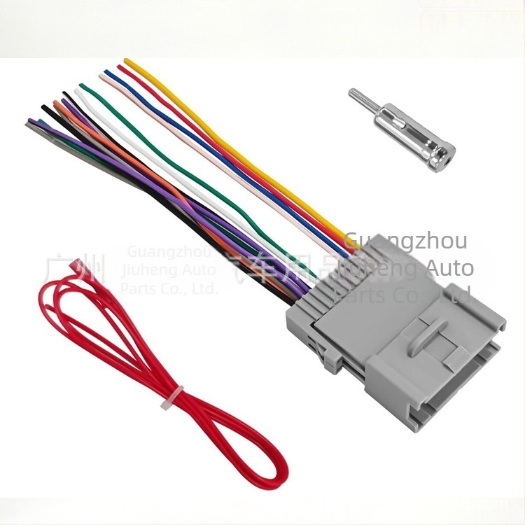 Autó CD-lejátszó tápegység-kábel - 12V, műanyag, 50 g, Fengdu, kompatibil Buick, Suzuki, Chevrolet, GMC, Chrysler, Hummer