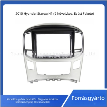 2015-ös Hyundai STAREX/H1 középkonzol keret Android nagy képernyős navigációval, moduláris cserélhető panel