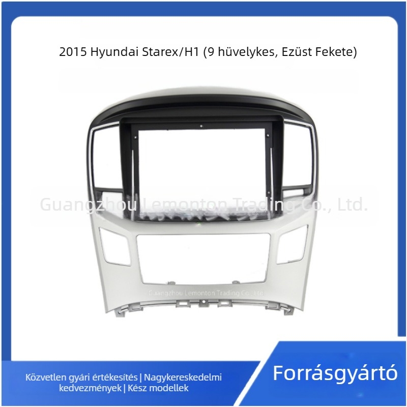 2015-ös Hyundai STAREX/H1 középkonzol keret Android nagy képernyős navigációval, moduláris cserélhető panel