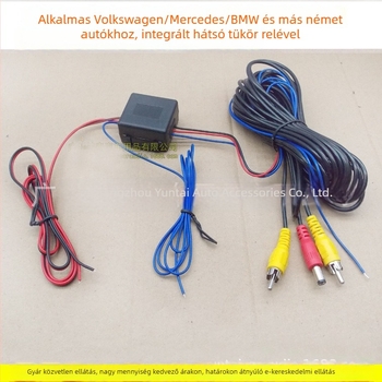 VW-28 Réz Hátulnézet Kamera ACC Tápellátó Vezeték Skoda/Volkswagen DVD Navigációhoz