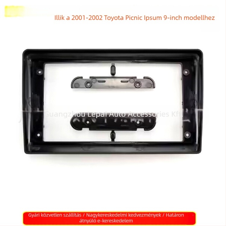 Elülső keret-panel az autórendszerhez Toyota Picnic/Ipsum, DVD navigáció, 12V, műanyag, 9 hüvelykes sorozat