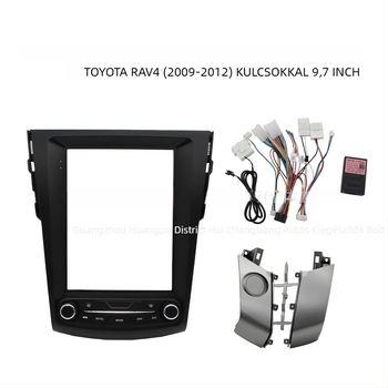 Toyota RAV4 2009-2013 Android központi navigációs keret hangpanellel, műanyag ház, 3 kg, termékkód 09