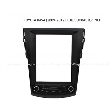 Toyota RAV4 2009-2013 Android központi navigációs keret hangpanellel, műanyag ház, 3 kg, termékkód 09
