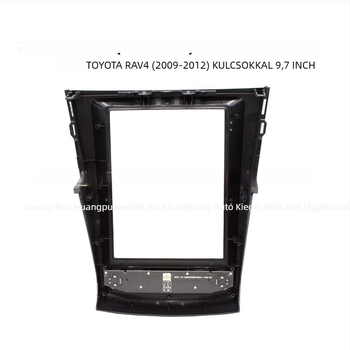 Toyota RAV4 2009-2013 Android központi navigációs keret hangpanellel, műanyag ház, 3 kg, termékkód 09