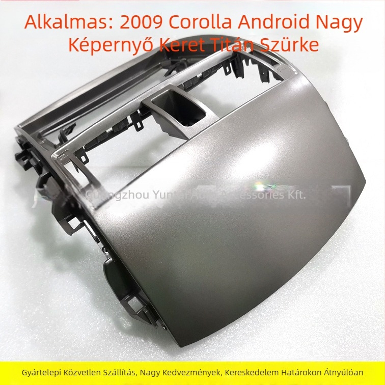 TO-64 Android navigációs keret Toyota Corolla 2009-hez, műanyag panel, 0,8 kg, kompatibil 2008 Corolla, Evoresn/Yisen