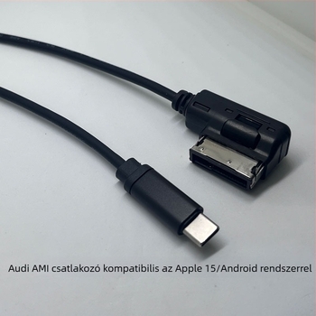 USB-C csatlakozó Audi MMI AMI MDI 15-vezetékes rendszerhez, Huawei kompatibil