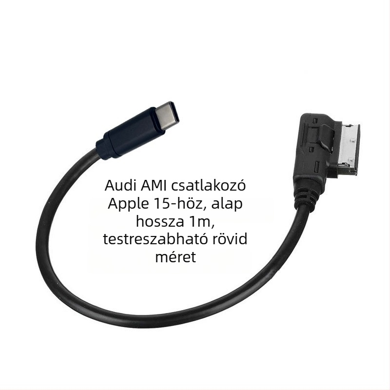 USB-C csatlakozó Audi MMI AMI MDI 15-vezetékes rendszerhez, Huawei kompatibil