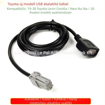 Toyota Corolla 2019–2020 gyári CD-lejátszóhoz USB hosszabbító adatkábel