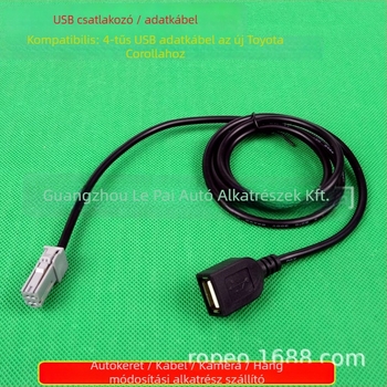 Toyota Corolla 2019–2020 gyári CD-lejátszóhoz USB hosszabbító adatkábel