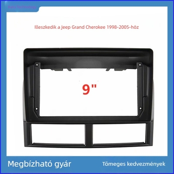 Jeep Grand Cherokee központi navigációs keret (1998–2005) – PC+ABS, 1 kg, testreszabható