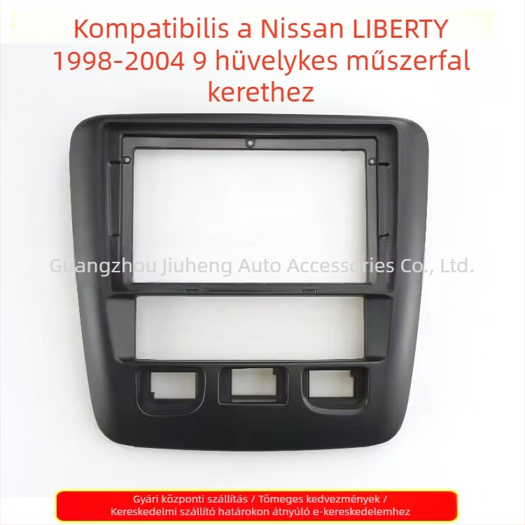 Autóhifi és DVD navigációs panel Nissan Liberty (1998–2004) • anyag: műanyag + fém • feszültség: 12V • súly: 500 g • márka: Peak