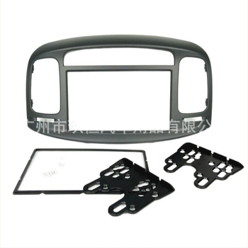 Hyundai Accent 2009-2012 autórádió navigáció keret – univerzális keret kettős tengellyel, műanyag + fém, 12V, 500 g