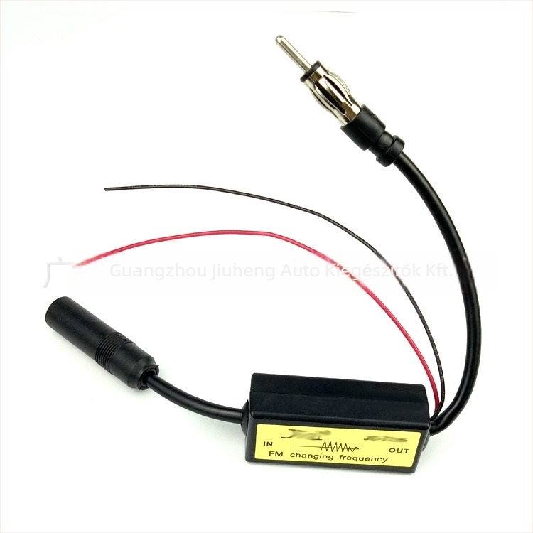 Frekvencia-konverter autó FM antenna CD-lejátszóhoz Sony/Kenwood/Alpine JL-T2105, 12V, Műanyag + Fém, 50 g