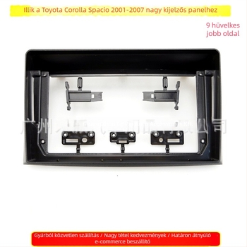 Androidos központi navigációs panel nagy érintőképernyővel Toyota Corolla Spacio (2001–2007)