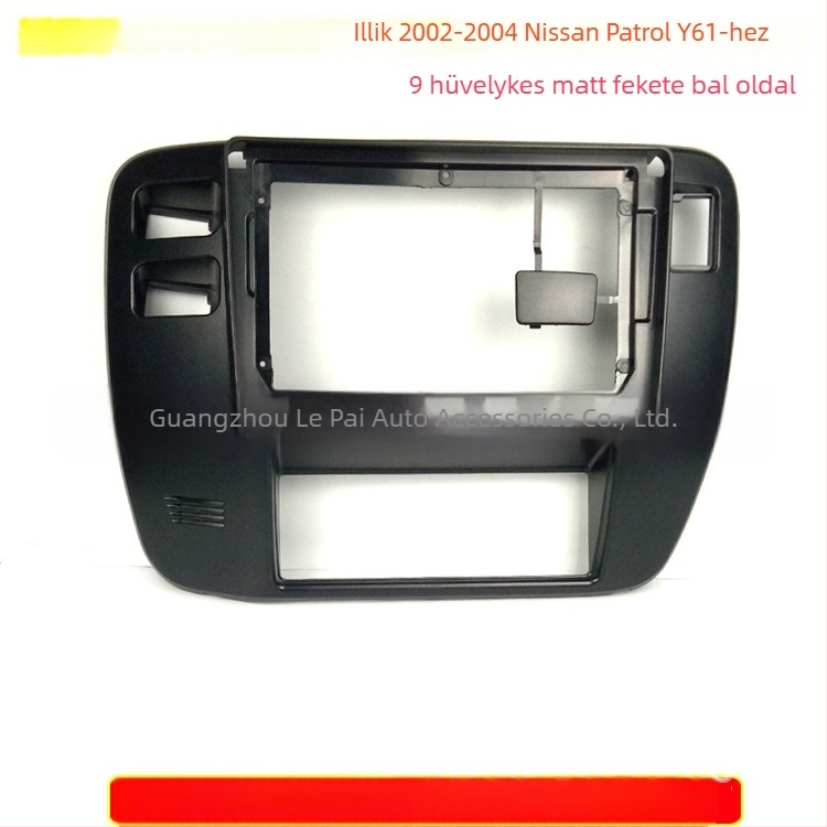 Android navigációs keret Nissan Patrol Y61-hez (2002-2004), nagy képernyős panel – 12V, műanyag, 1 kg, Peak VC