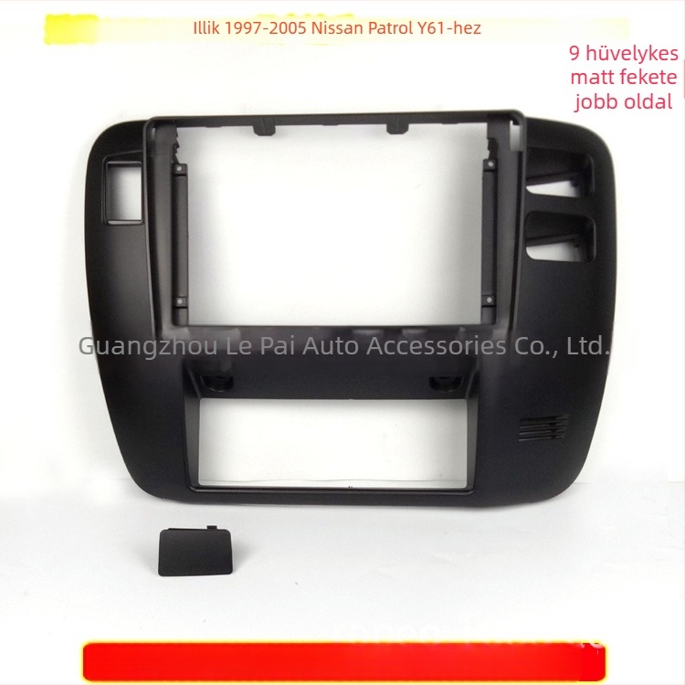 Android navigációs keret Nissan Patrol Y61-hez (2002-2004), nagy képernyős panel – 12V, műanyag, 1 kg, Peak VC