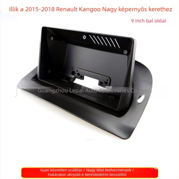 Renault Kangoo 2015-2018 központi műszerfal navigációs keret Androidos nagy képernyővel