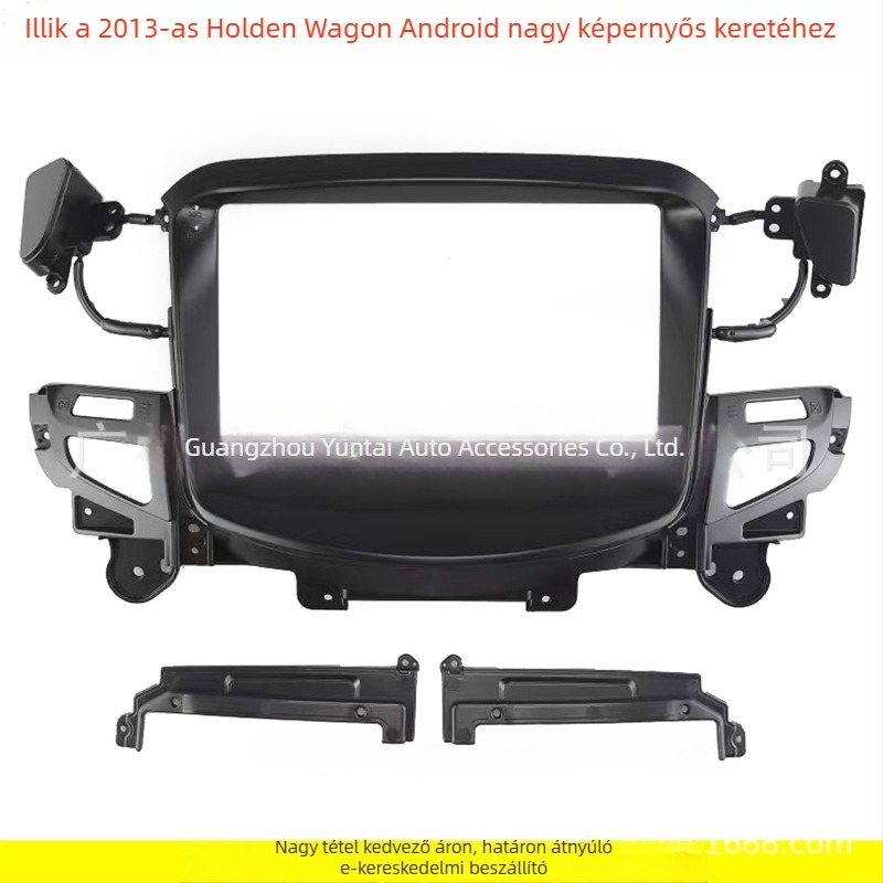 Android autós navigációs fascia keret Holden Wagon 2013, TO-25, műanyag