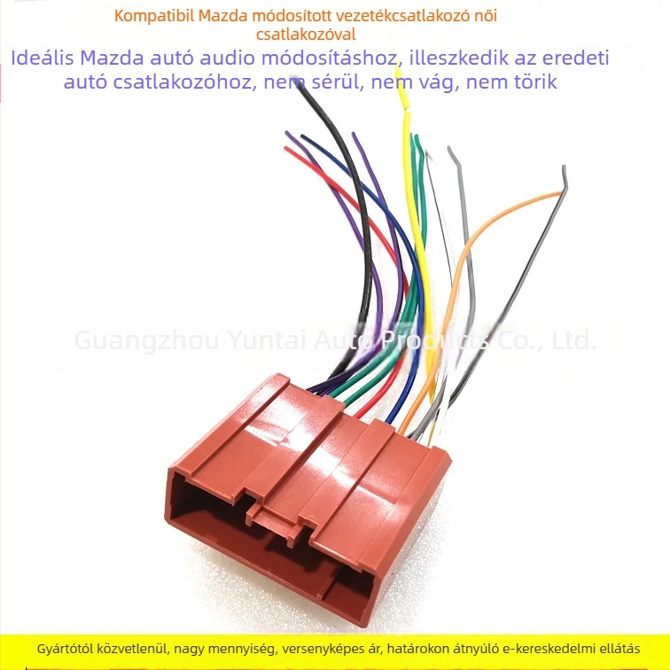 MA-1 Mazda Audió Adapter kábel M3/M2/M6/CX-5/B70 – Modell MA-1, Ónnal bevont réz, 0,05 kg