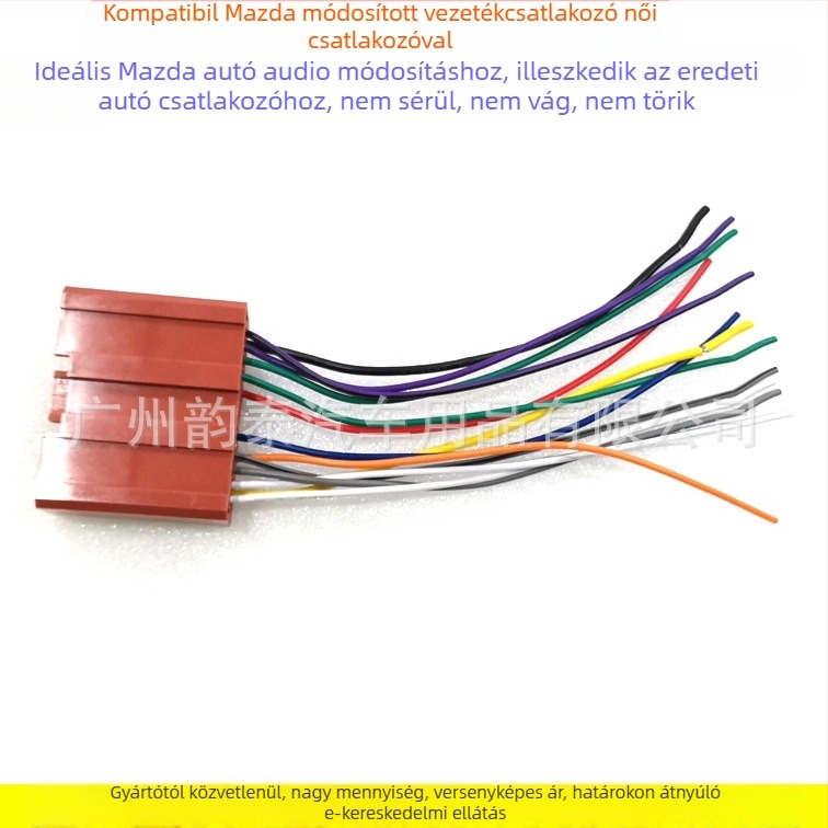 MA-1 Mazda Audió Adapter kábel M3/M2/M6/CX-5/B70 – Modell MA-1, Ónnal bevont réz, 0,05 kg
