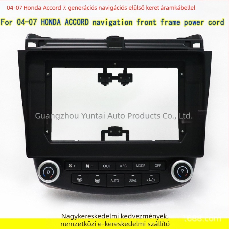 Android navigációs keret panel Honda Accord 2004-2007, HD-056, Evoresn/Yisen, műanyag keret