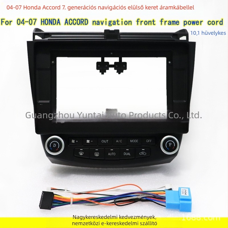 Android navigációs keret panel Honda Accord 2004-2007, HD-056, Evoresn/Yisen, műanyag keret