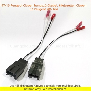 Evoresn SP-FD03 hangszóró kábel, rézmaggal, kompatibilis Citroen C2 / Peugeot 1999–2015