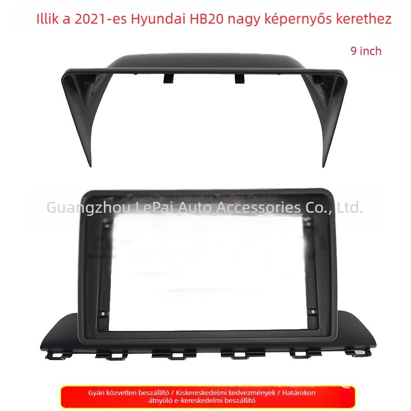 2021-es Hyundai HB20 középkonzol navigációs keret Androidos nagy képernyővel, módosító panel, 350 g