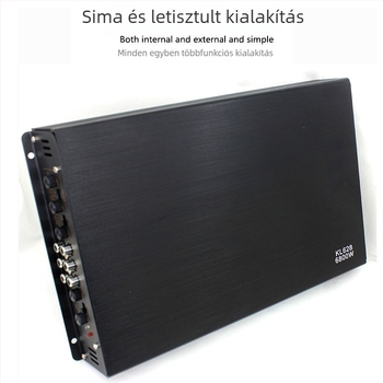KL628 autóhifi erősítő, 4-csatornás, 12V, 6800W, univerzális