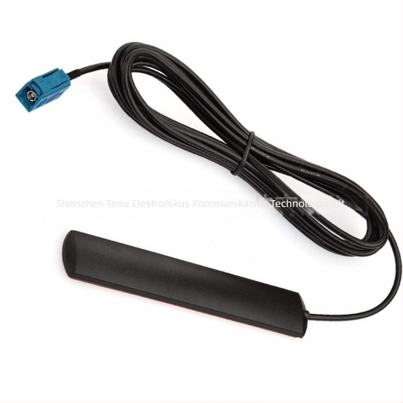 4G LTE patch antenna autóhifi/autó videóhoz Bluetooth-al, FAKRA csatlakozóval – 50 Ω, 7 dBi, SWR ≤ 1.5