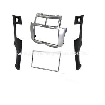 2DIN autós audio/videó fascia panel Toyota Yaris/Vios/Platz számára — ABS anyag, 12V üzemelés, tömeg 1000 g, Peak márka
