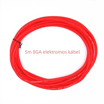 Matte autó audio tápkábel szubwoofer erősítőhöz, 8GA, biztosítással, súly 0,5 kg