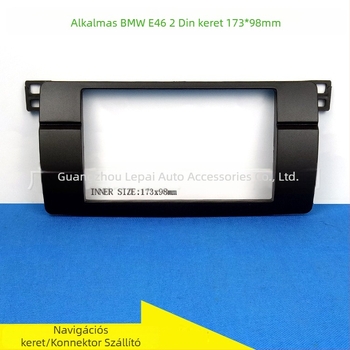 BMW E46 autóhifi/navigációs panel — Peak, 11-011 modell, 12V, műanyag, kompatibilis a BMW 3 Series E46