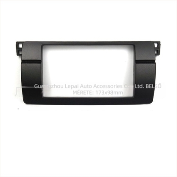 BMW E46 autóhifi/navigációs panel — Peak, 11-011 modell, 12V, műanyag, kompatibilis a BMW 3 Series E46