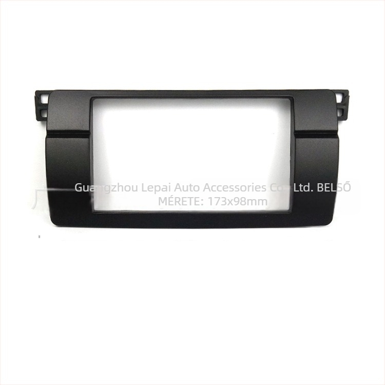BMW E46 autóhifi/navigációs panel — Peak, 11-011 modell, 12V, műanyag, kompatibilis a BMW 3 Series E46