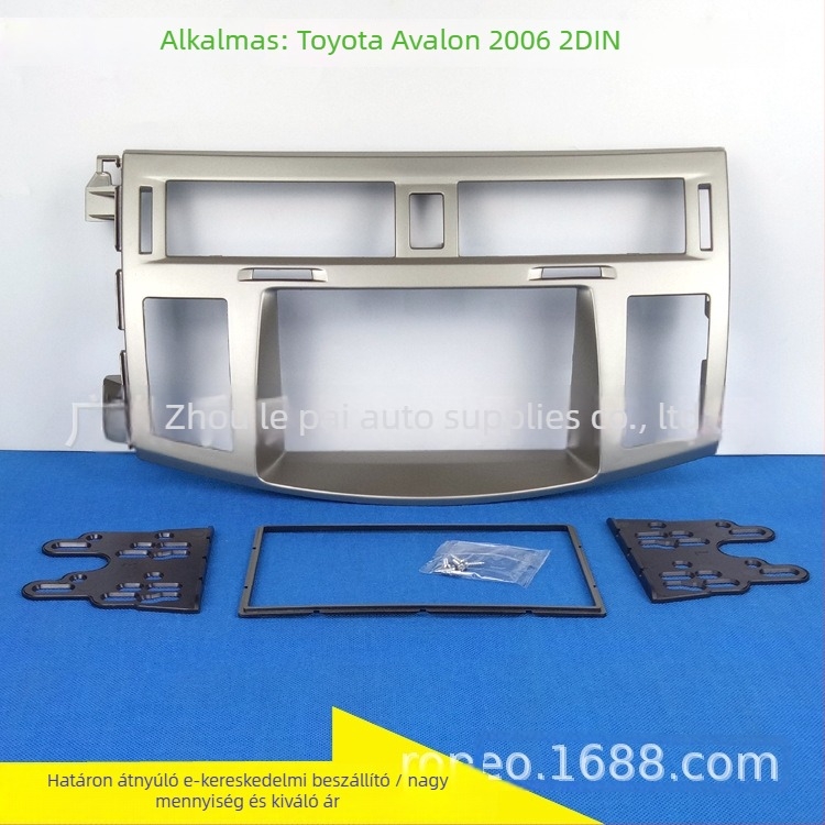 Toyota Avalonhoz 2DIN fascia panel – DVD navigáció és audio módosítás