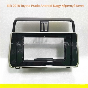 TO-52 Android navigációs keret Toyota Pradohoz — műanyag, Evoresn/Yisen márka, Prado-hoz kompatibilis, hangmodifikációra