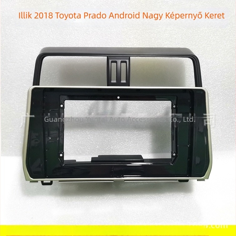 TO-52 Android navigációs keret Toyota Pradohoz — műanyag, Evoresn/Yisen márka, Prado-hoz kompatibilis, hangmodifikációra
