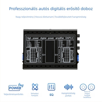 Androidos nagy képernyős navigációhoz tervezett univerzális DSP külső digitális erősítő autóhangrendszerhez