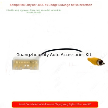 Hátsó nézet kamera adapter kábel 08-13 Chrysler 300C / Dodge Coolwe, 12V, műanyag, Fengdu