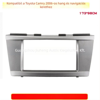 2-DIN autórádió beépítő keret Toyota Camry-hez, műanyag panel, 12V, 500 g, Peak