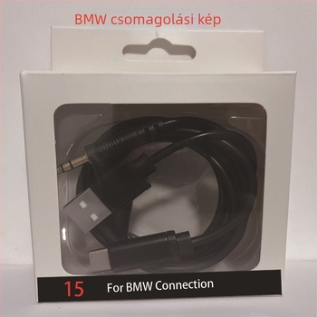 BMW belső USB-C töltés- és audiókábel iPhone 15-höz Type-C csatlakozóval