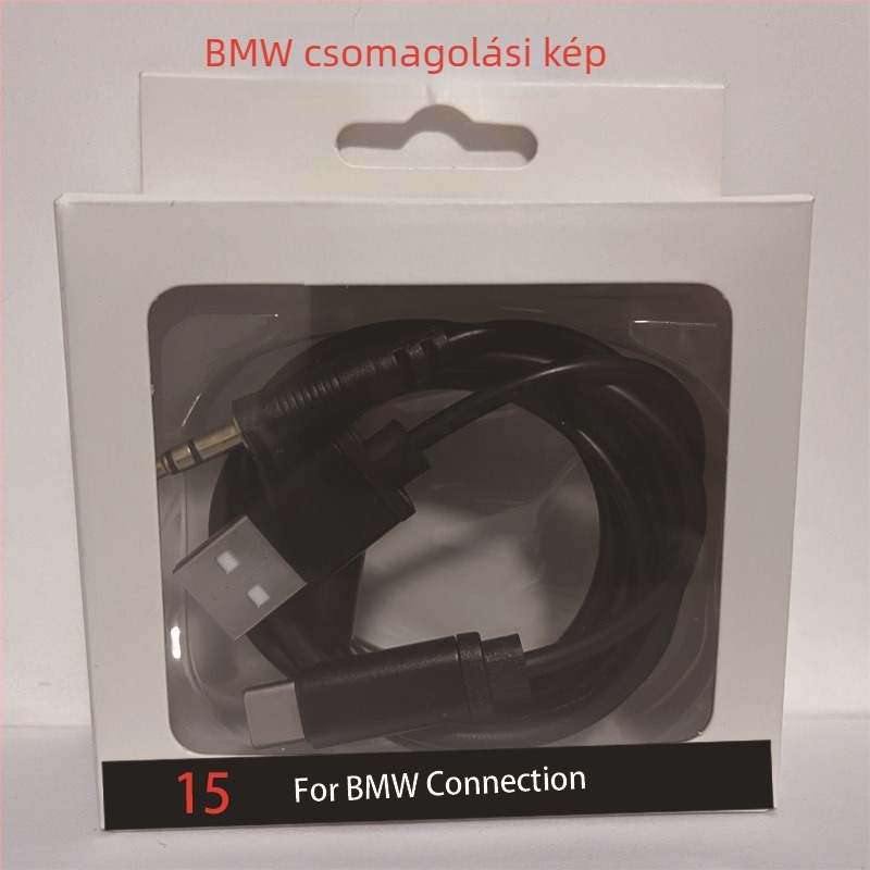 BMW belső USB-C töltés- és audiókábel iPhone 15-höz Type-C csatlakozóval