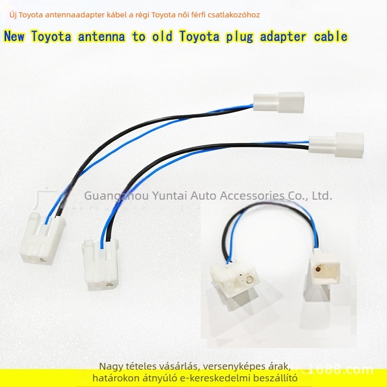 TOYOTA antenna adapter: réz, tömeg 5 g, hangmódosítás, kompatibilis Toyota modelleivel, márka Evoresn/yisen