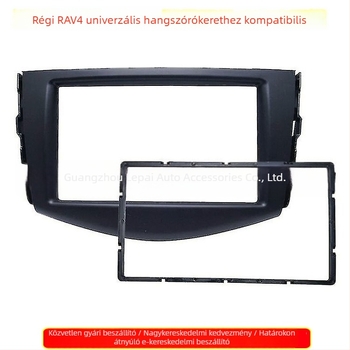 Toyota RAV4 (2006-2012) autórádió- és videótelepítő keret – Anyag ABS és PC, 12V, 500 g, Peakness
