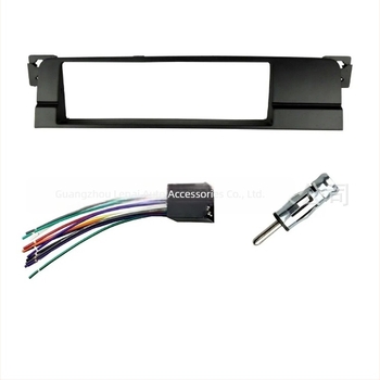 1DIN autóhifi előlapi panel BMW E46 (03-05), műanyag, 12V, CD keret, termékkód 11-498